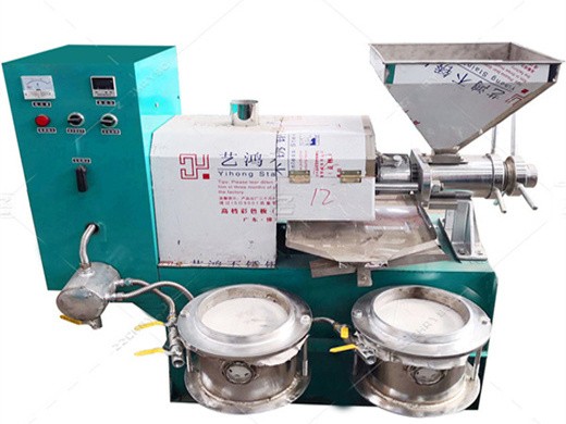 machine automatique de fabrication d'huile de moutarde en chine avec 100 kg/h